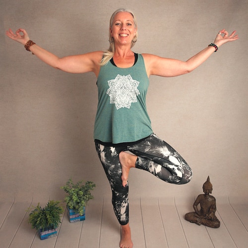 Julie Hemmings at Divine Works Yoga